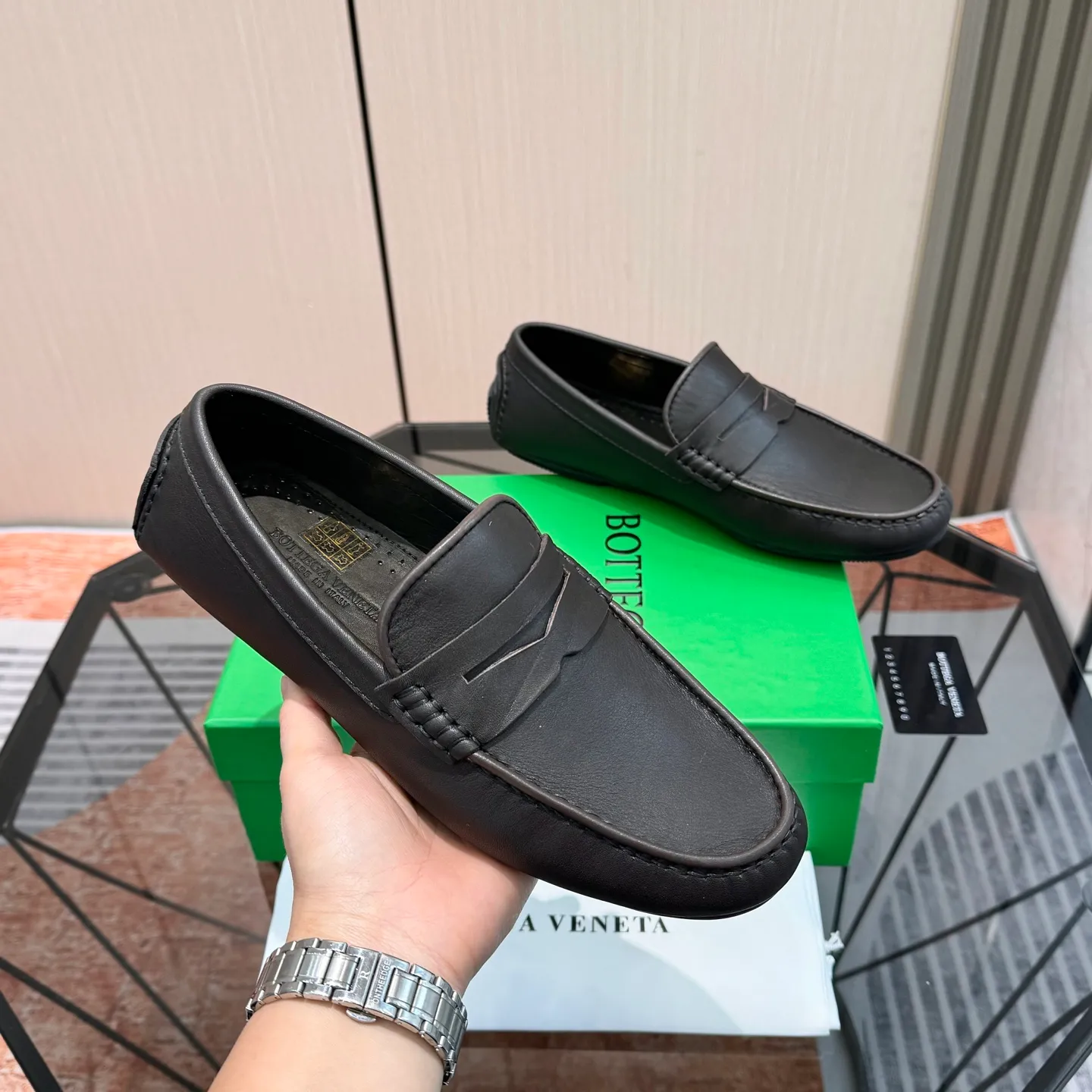 Men's shoes 💰560 [Botte* Venetta (BV)] Official website synchronization, high-end quality!